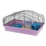 Felszerelt fekete hörcsög kalitka  49,5 x 31,5 x h 25,7 cm